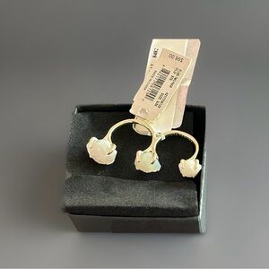 Kendra Scott Elms Gold Double Ring Size S/M